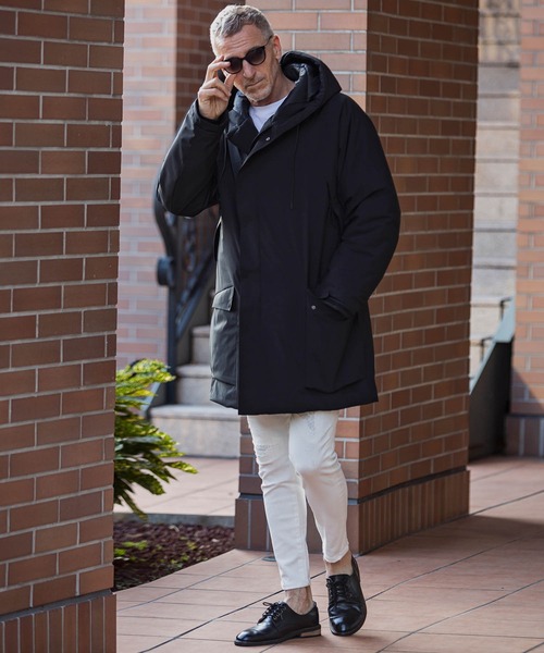 「JH junhashimoto」 コート L カーキ メンズ_画像6