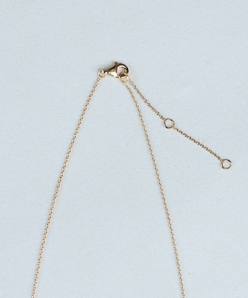 ネックレス silver925 Quiet Shine ダイヤモンド バーネックレス レディースの画像