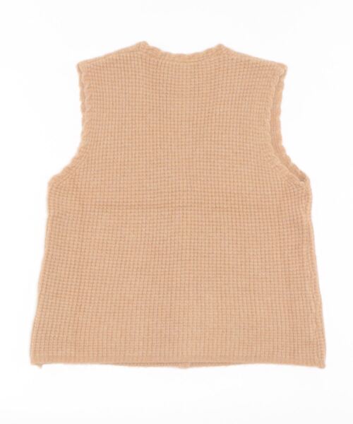 「MAISON DE THERESE」 ニットベスト FREE ブラック レディース_画像2
