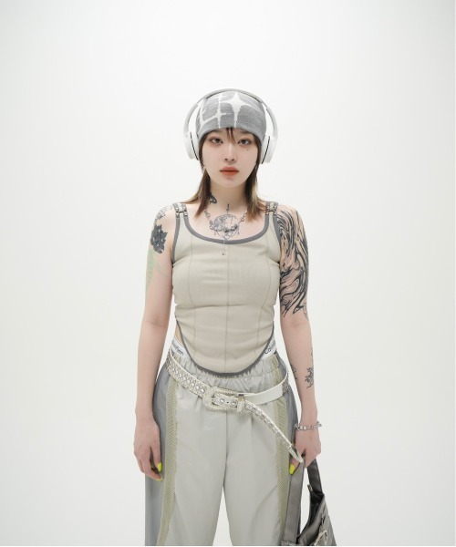 「XU」 ニットキャップ ONE SIZE グレー メンズ_画像5