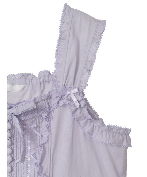 PINK HOUSE（ピンクハウス） ブラウス シャツ フリル使いローン