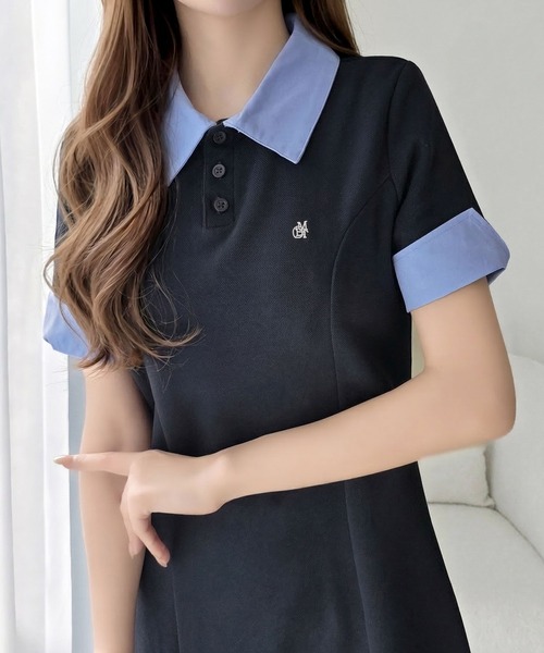 mily bilet パーティードレス ワンピース 夏 半袖 「mily bilet