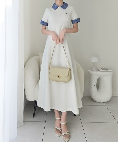 mily bilet パーティードレス ワンピース 夏 半袖 「mily bilet