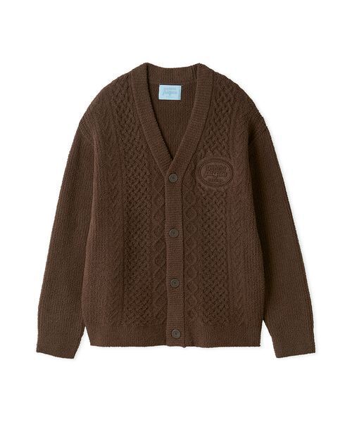 【gelato pique】ハートアランカーディガン＆ハートアランハンドタオル gelato pique】ハートアランカーディガン＆ハートアランハンドタオル