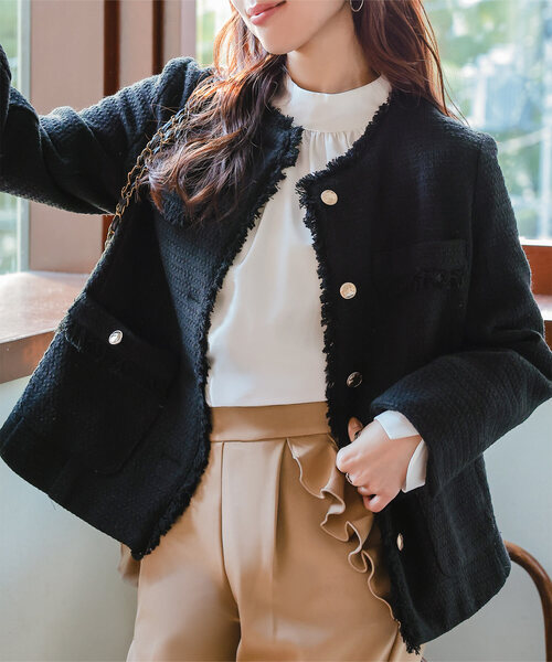 KOBE LETTUCE（神戸レタス） ジャケット ノーカラージャケット バック