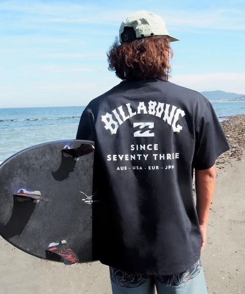 「BILLABONG」 半袖Tシャツ M ブルー メンズ_画像3