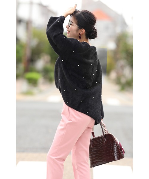 「CAWAII」 「c.o.t.e」ニットカーディガン FREE ホワイト レディース_画像4