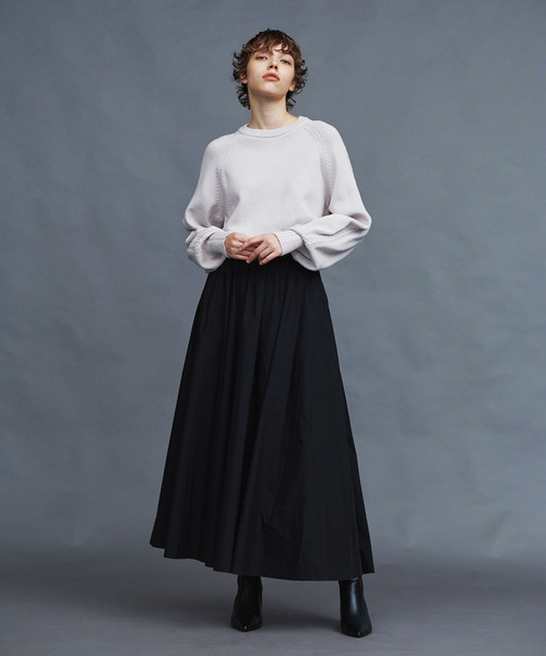 「N.O.R.C」 長袖ニット フリー グレー レディース_画像5