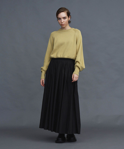 「N.O.R.C」 長袖ニット フリー グレー レディース_画像8