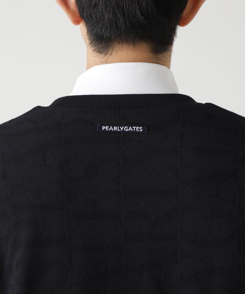 PEARLY GATES Vネックベスト PEARLY GATES（パーリーゲイツ） ベスト ジレ 「PEARLY GATES」ダブル
