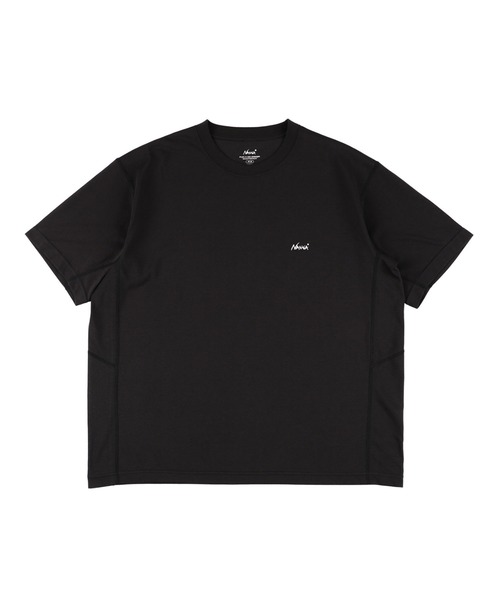 NANGA（ナンガ） tシャツ DRY MIX PIVOT SLEEVE TEE ロゴプリント T
