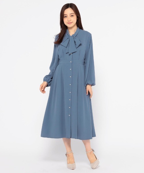 「MISCH MASCH」 長袖ワンピース MEDIUM ベージュ レディース_画像2