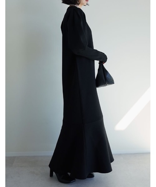 「Re:EDIT」 ニットワンピース MEDIUM アイボリー レディース_画像8