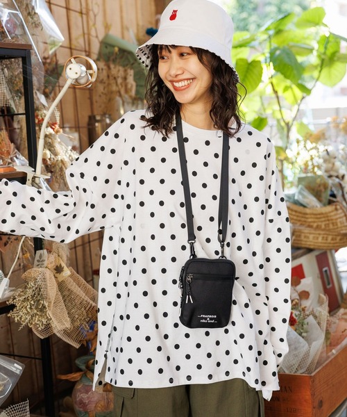 「FRAPBOIS half」 長袖カットソー LARGE ホワイト レディース_画像2