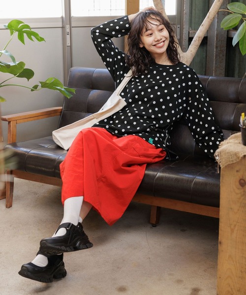 「FRAPBOIS half」 長袖カットソー LARGE ホワイト レディース_画像4