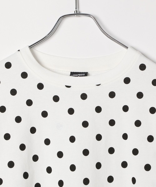 「FRAPBOIS half」 長袖カットソー LARGE ホワイト レディース_画像9