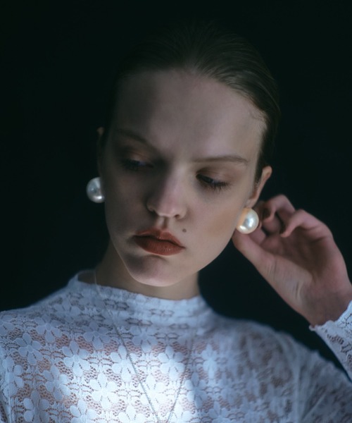 「IRIS47」 イヤリング（両耳用） FREE グレー レディース_画像3