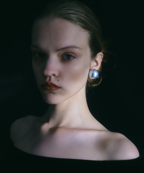 「IRIS47」 イヤリング（両耳用） FREE グレー レディース_画像9