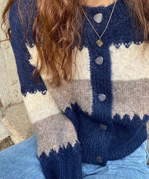 「c.u.l」 ニットカーディガン FREE アイボリー レディース_画像7