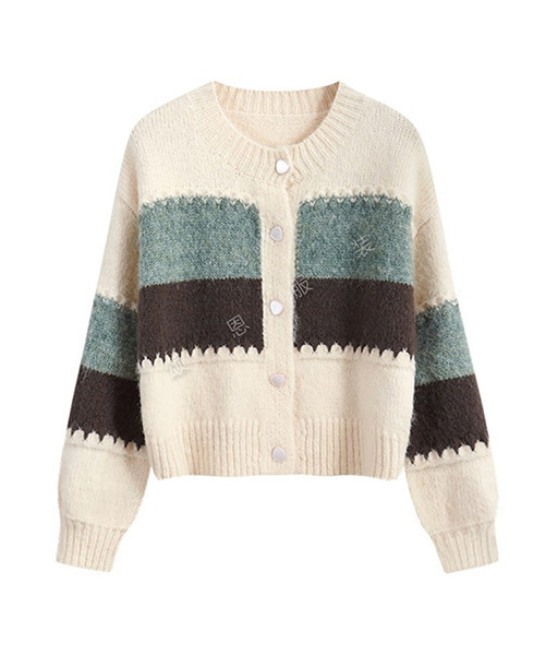 「c.u.l」 ニットカーディガン FREE アイボリー レディース_画像9