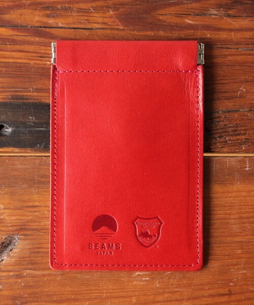 BEAMS JAPAN（ビームス ジャパン） カードケース 栃木レザー バネ口