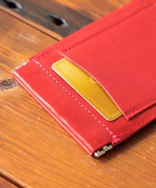 BEAMS JAPAN（ビームス ジャパン） カードケース 栃木レザー バネ口