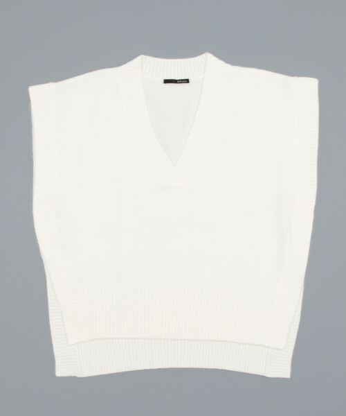 「Re.Verofonna」 ニットベスト MEDIUM オレンジ レディース_画像3