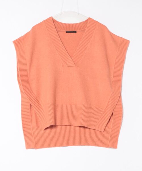 「Re.Verofonna」 ニットベスト MEDIUM オレンジ レディース_画像6
