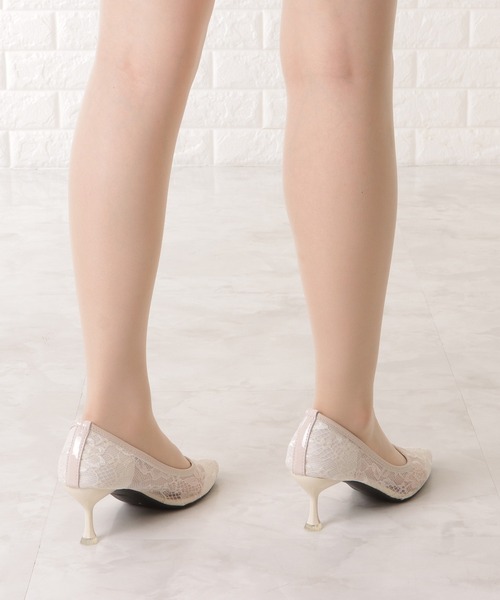 「Lace Ladies」 パンプス 24 ブラック レディース_画像5