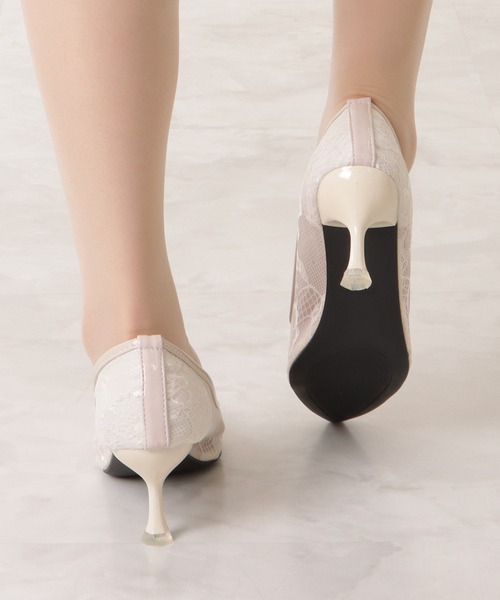 「Lace Ladies」 パンプス 24 ブラック レディース_画像8