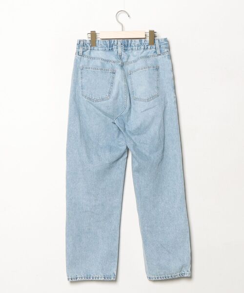 「GLOBAL WORK」 デニムパンツ L ブルー レディース