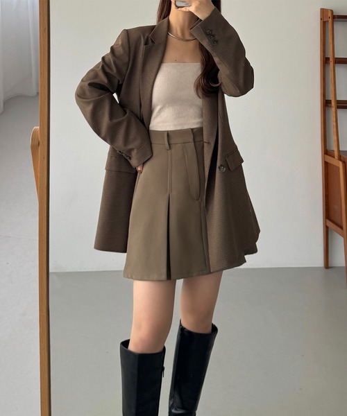 「callautia」 キュロット LARGE ダークブラウン レディース_画像6