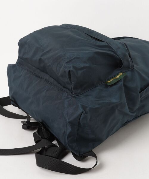 「Herve Chapelier」 ワンポイントリュック - ネイビー レディース_画像3