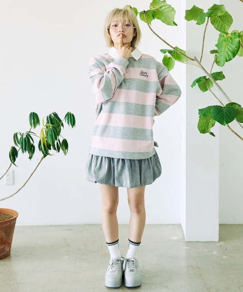LOVETOXIC スカート 「LTXC」デニムバルーンスカート キッズ 子供服