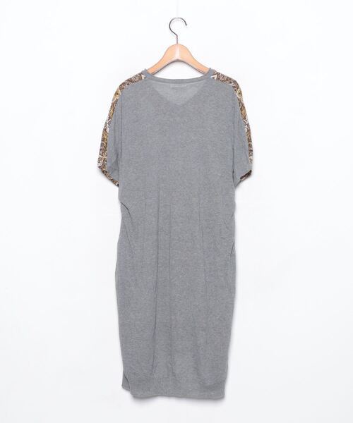 「Plantation」 半袖ワンピース M size ブラウン レディース_画像2