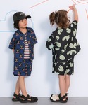 ハーフパンツ パンツ 短パン 総柄メッシュクラ...の詳細画像4