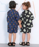 ハーフパンツ パンツ 短パン 総柄メッシュクラ...の詳細画像2