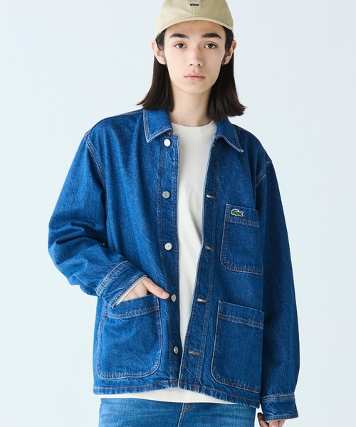 LACOSTE（ラコステ） デニムジャケット 39 インディゴブルー メンズ