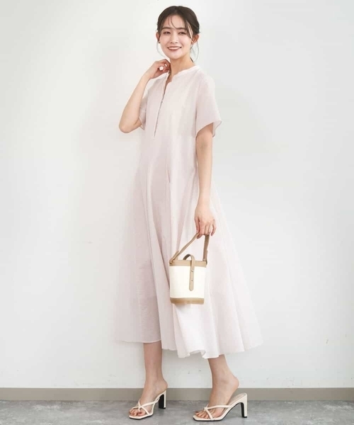 MK MICHEL KLEIN（エムケー ミッシェルクラン） ワンピース 夏 半袖 