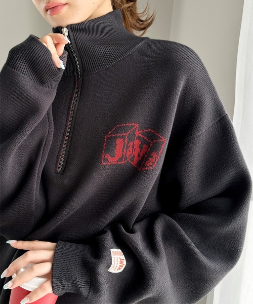 「Java」 スウェットカットソー LARGE グレー レディース_画像6