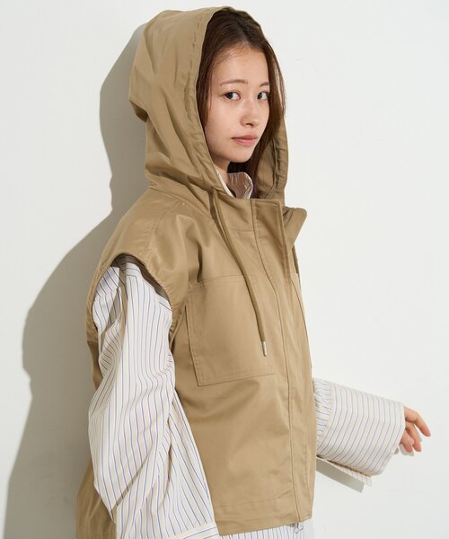 BーDAY STORE（ビーデイストア） ベスト ジレ 「B-DAY STORE」フード