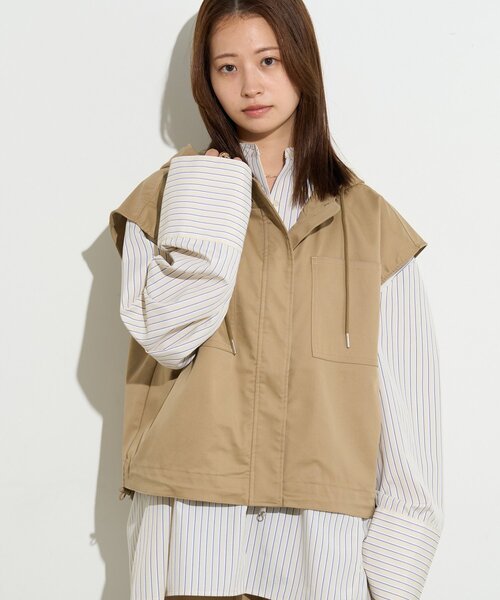 BーDAY STORE（ビーデイストア） ベスト ジレ 「B-DAY STORE」フード