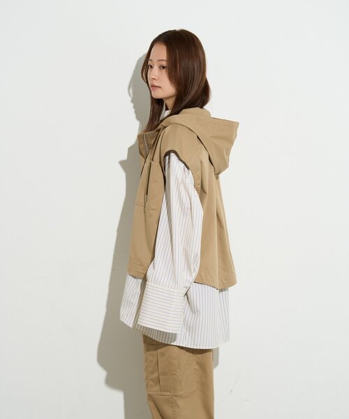 BーDAY STORE（ビーデイストア） ベスト ジレ 「B-DAY STORE」フード