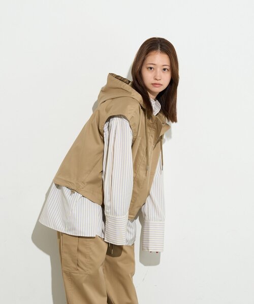 BーDAY STORE（ビーデイストア） ベスト ジレ 「B-DAY STORE」フード