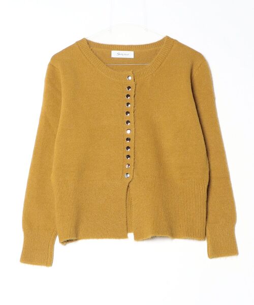 「Shelly island」 ニットカーディガン FREE グリーン レディース_画像2