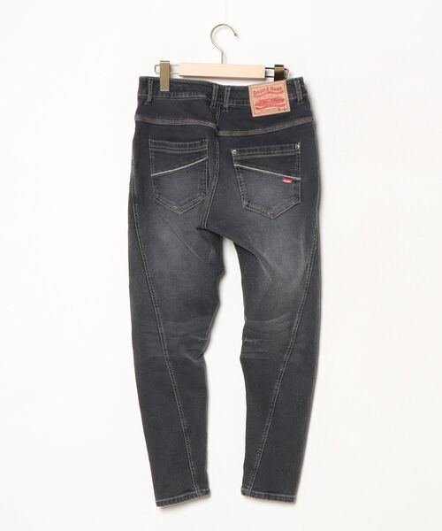 「DOUBLE NAME」 デニムパンツ X-SMALL ブラック レディース_画像2