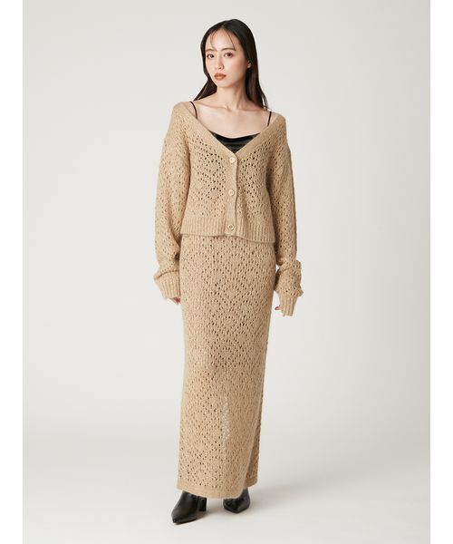 「FRAY I.D」 ニットスカート F ピンク レディースの画像