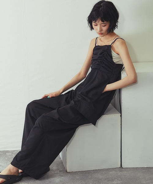 サロペット オーバーオール 「セットアップ対応」2wayワッシャー