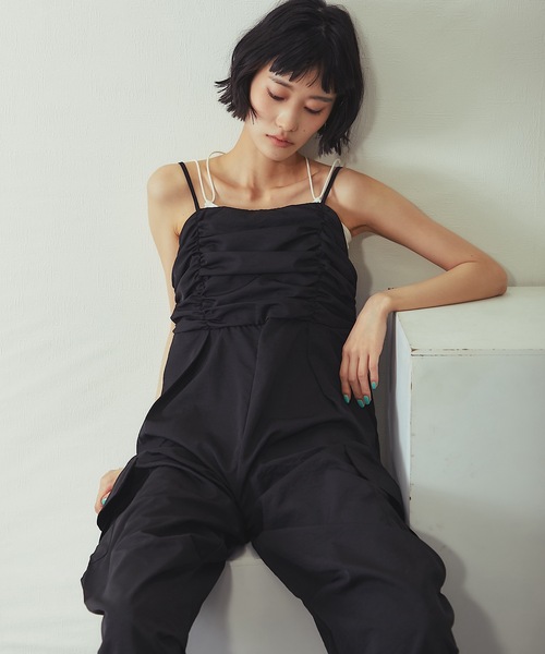 サロペット オーバーオール 「セットアップ対応」2wayワッシャー