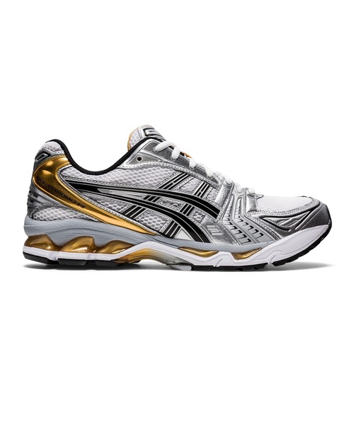 ASICS（アシックス） ローカットスニーカー 26 ホワイト×ゴールド 